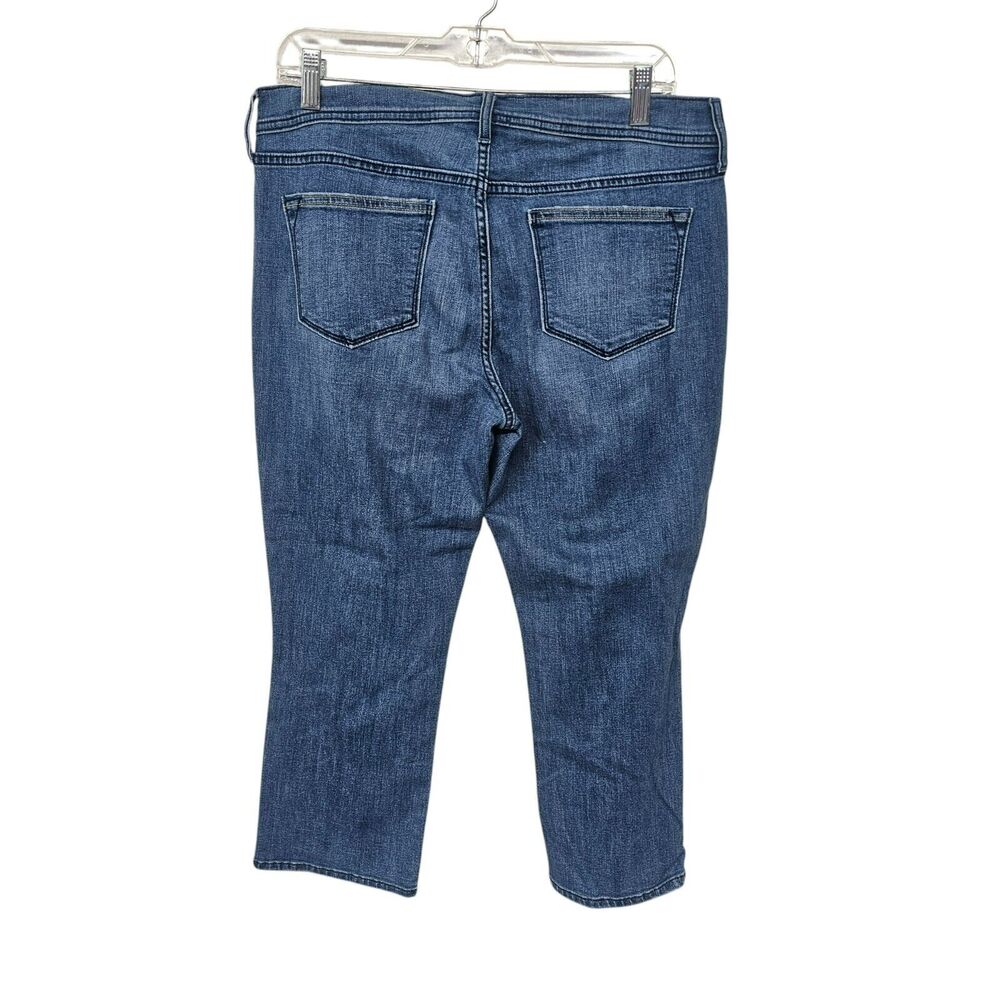 Old Navy The Sweetheart Jean Capri pants size 10 stretchy Distressed Normcore - Picture 3 of 7